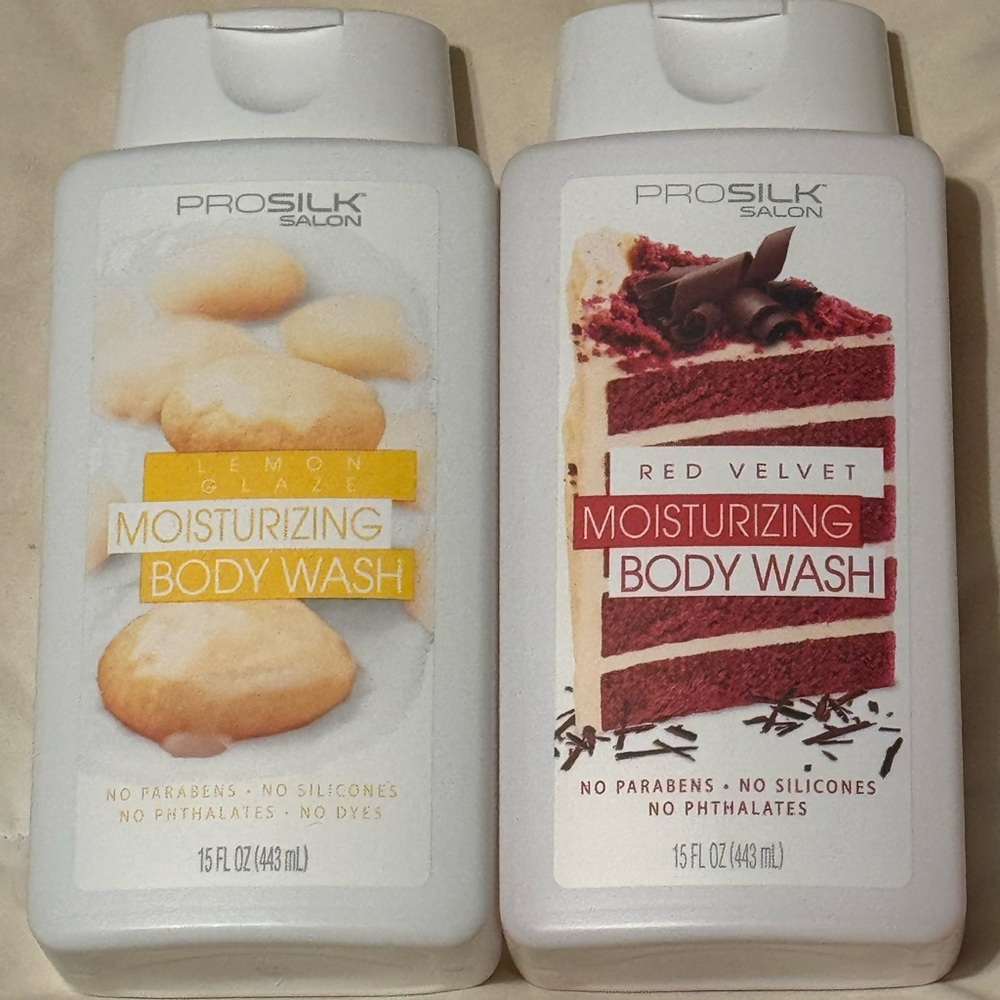 Lemon Glaze and Red Velvet Moisturizing Body Wash Set